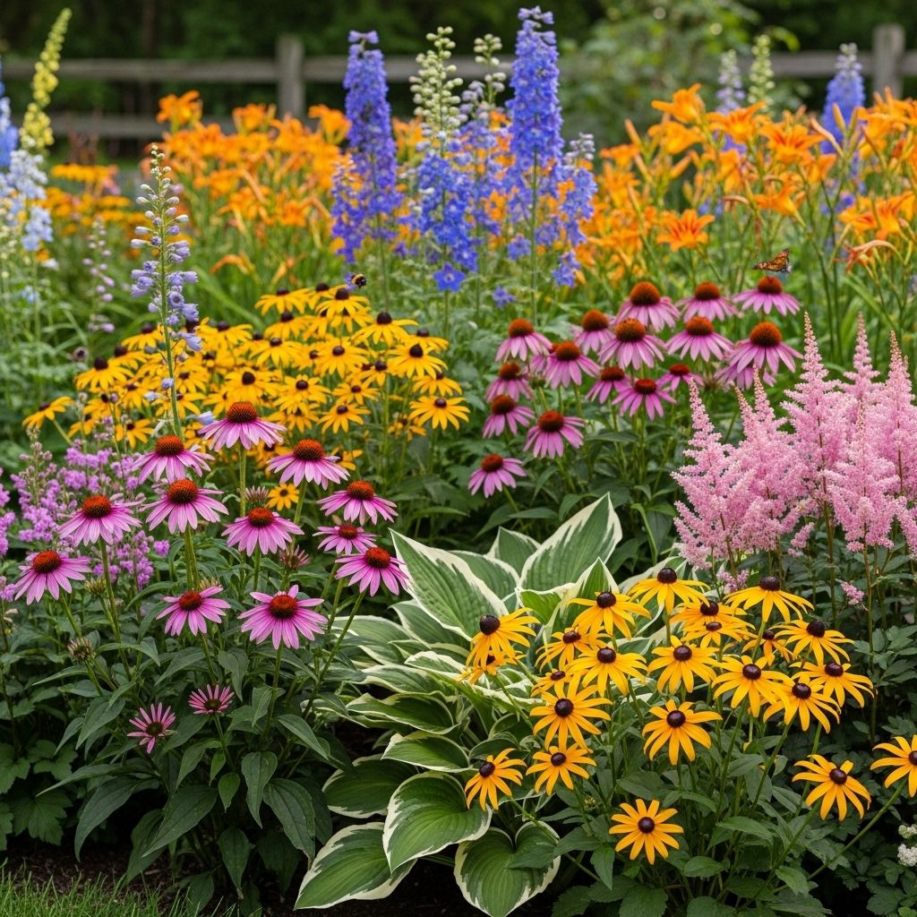 Sunlit beds or cool shade, these blooms add color all season long with little effort.