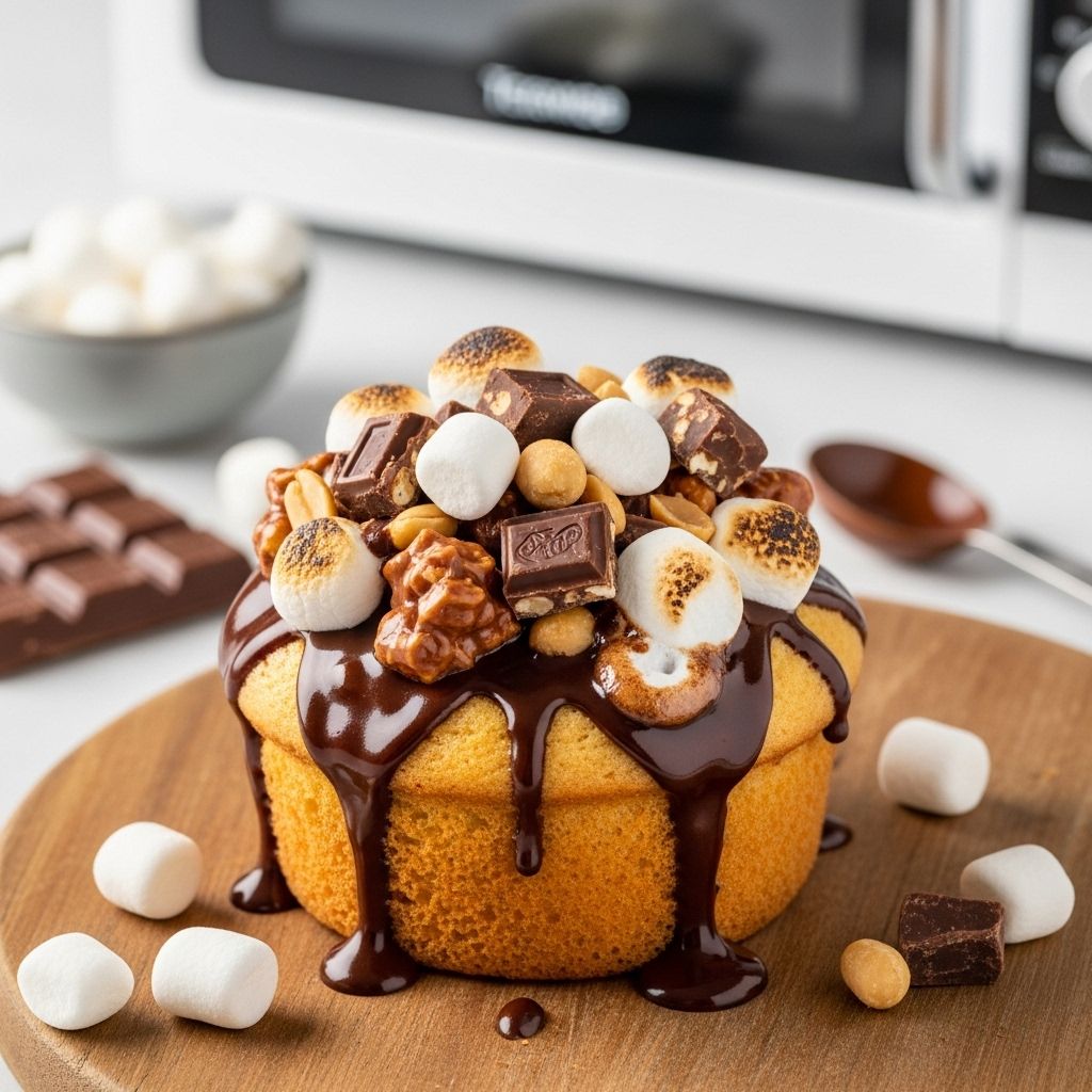 A quick cup dessert where chocolate and marshmallows deliver pure indulgence.