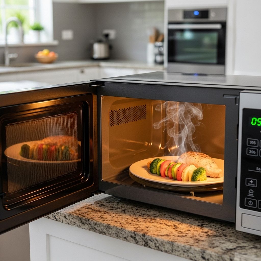 Switch to glass or ceramic dishes to keep meals fresh and free from plastic contaminants.