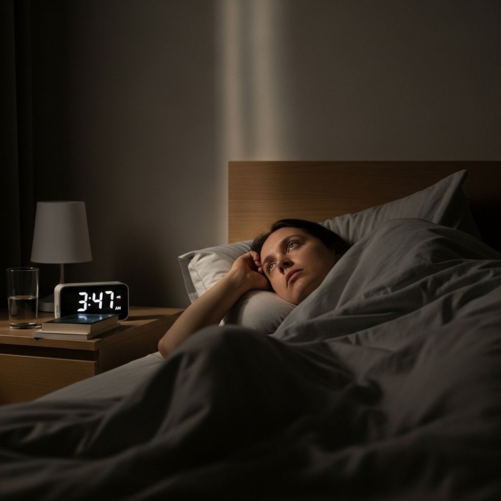 Discover comprehensive guidance on the causes, symptoms, health effects, and proven treatment options for middle-of-the-night insomnia.