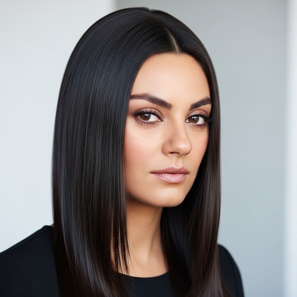 Master the art of celebrity-smooth hair and discover step-by-step secrets inspired by Mila Kunis's unforgettable red-carpet straight style.