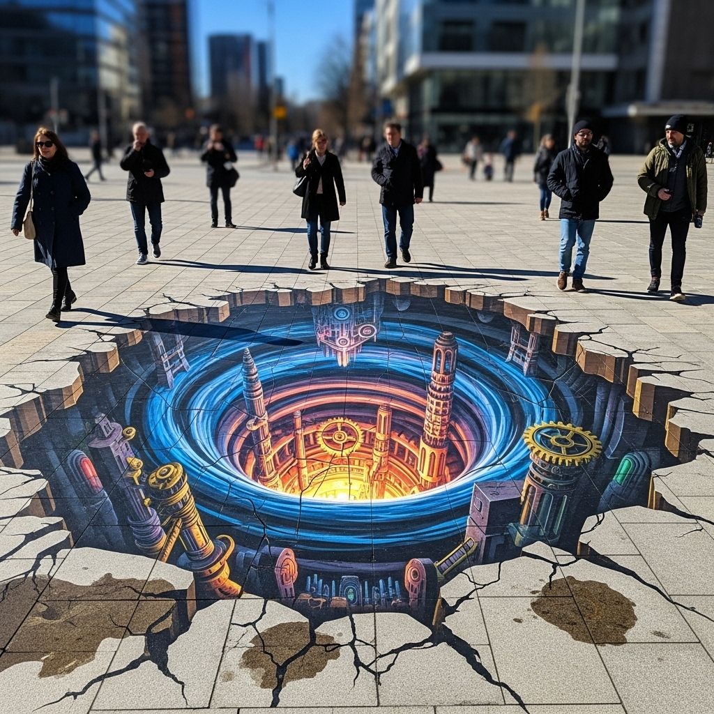 Discover the optical illusions and creative mastery behind today’s most immersive street art installations.