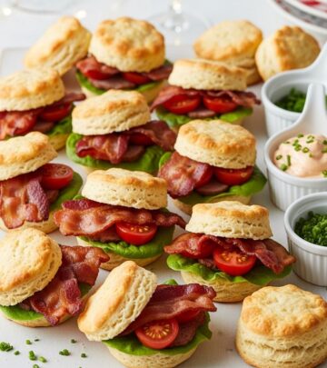 Peppery arugula and crispy bacon elevate every bite into a snack worth savoring.