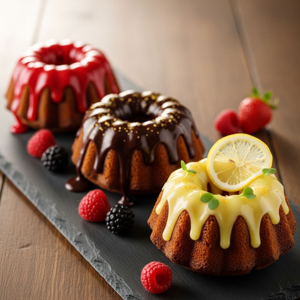 Bite-size treats with perfect portions, tender crumb, and endless sweet topping options.