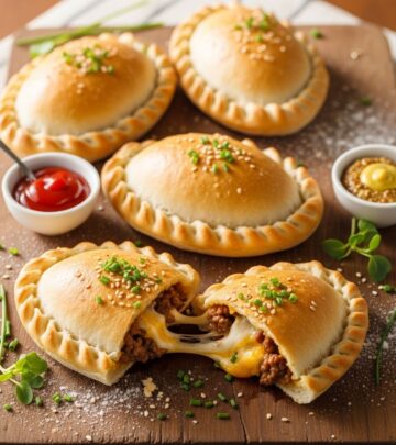 A handheld mashup that turns classic burger flavors into shareable, crowd-pleasing bites.
