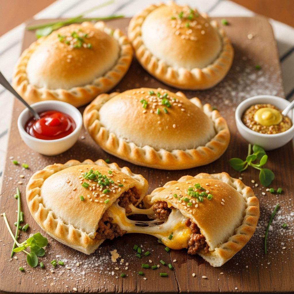 A handheld mashup that turns classic burger flavors into shareable, crowd-pleasing bites.