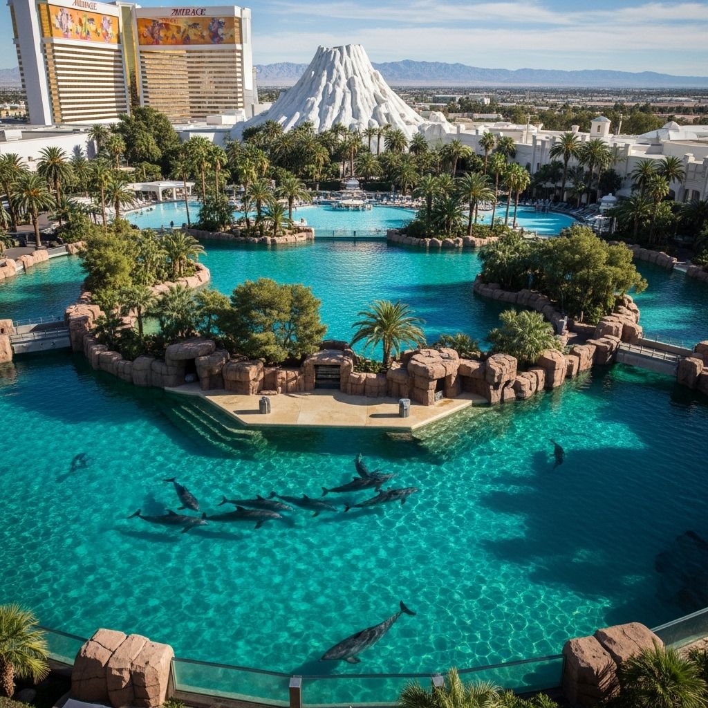 The Mirage Dolphin Habitat Controversy: Animal Welfare, Casino Attractions, and the Fate of Las Vegas Captive Dolphins A deep dive into the Mirage Casino dolphin deaths, the ethics of captive marine mammals, public outrage, and the uncertain future for Las Vegas's most controversial attraction.