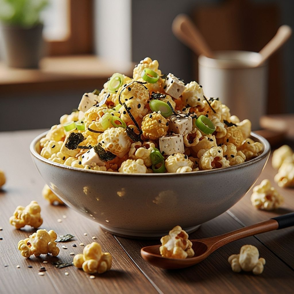 Discover how savory umami and crisp seaweed combine in a nutty, flavor-packed crunch.
