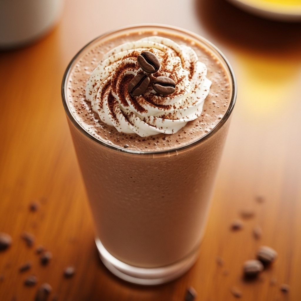 A protein-packed mocha shake that’s energizing, delicious, and perfect for breakfast or a post-workout treat.