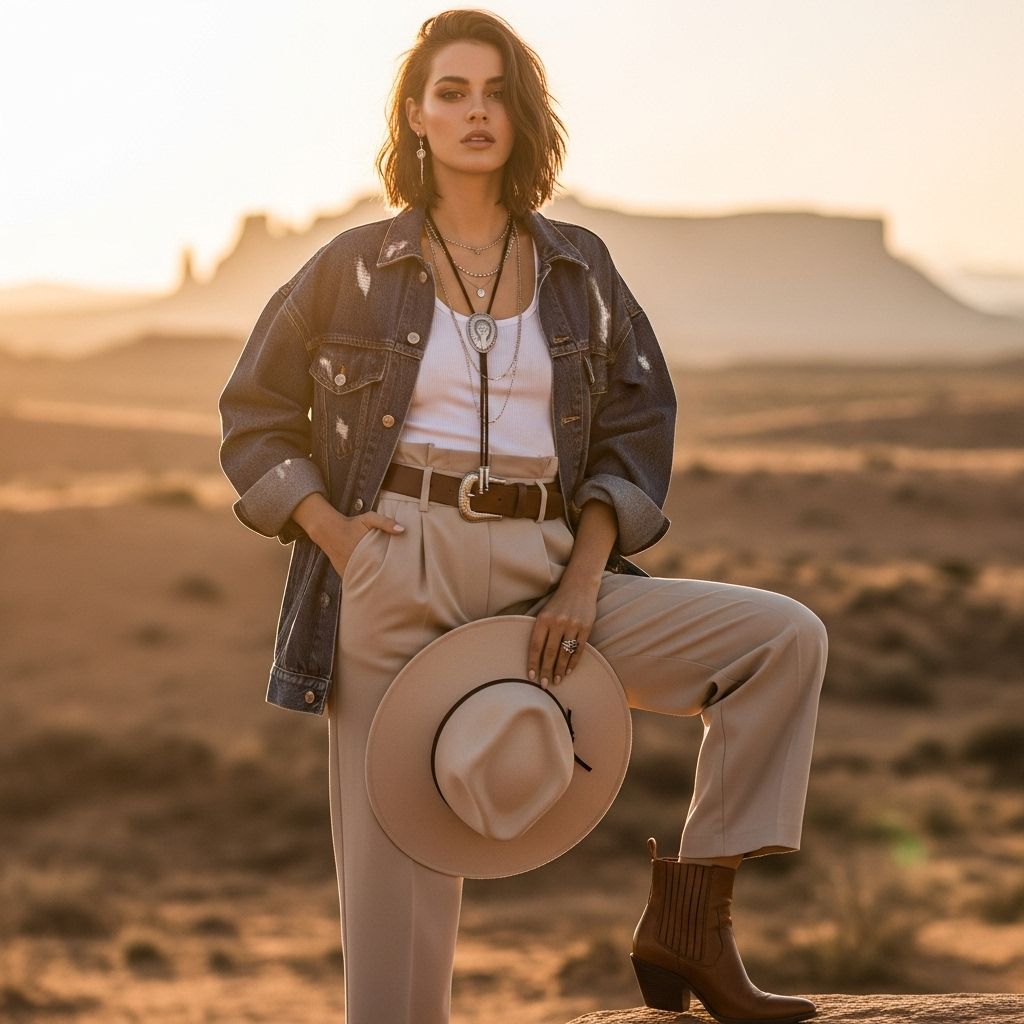 Modern Western Fashion: Top Trends, Key Pieces, and Style Inspiration Explore the evolving Western fashion trend—discover chic ways to style cowboy boots, denim, fringe, hats, and more for 2025.