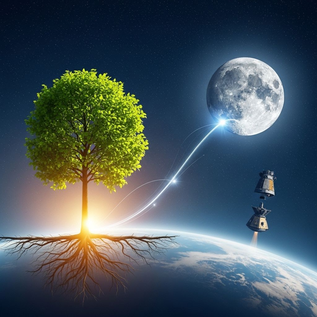 Moon Trees: Seeds from Lunar Orbit That Rooted on Earth When tree seeds orbited the Moon aboard Apollo 14, they began a unique legacy that lives on in forests, parks, and communities worldwide.