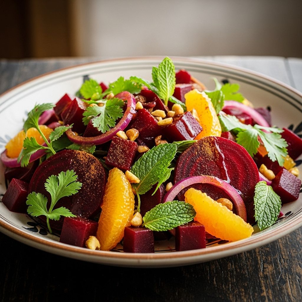 Earthy roots meet warm spice in a colorful side that enlivens any table.
