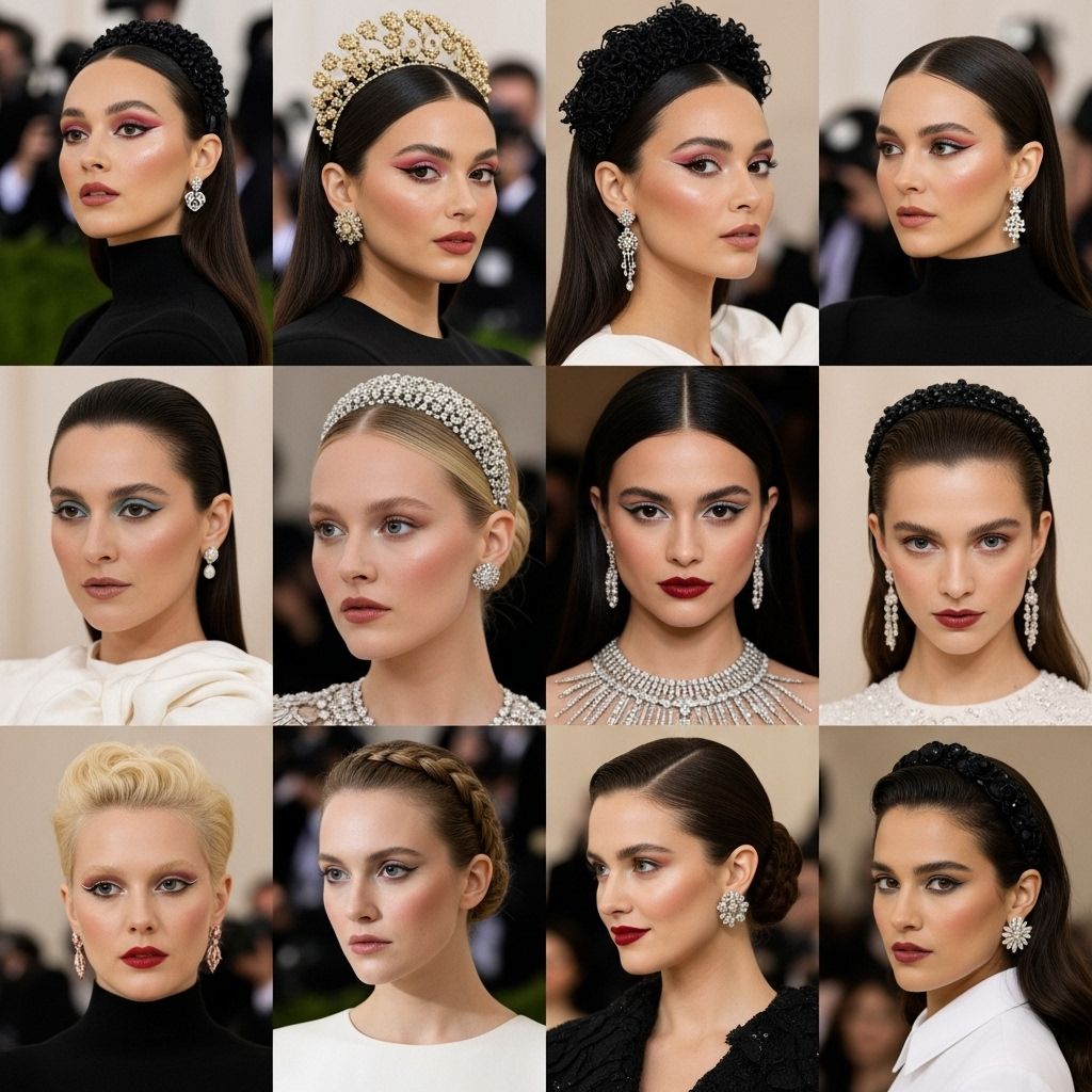 From smoky eyes to sculptural hair, discover the 15 Met Gala beauty looks that changed red-carpet glam forever.