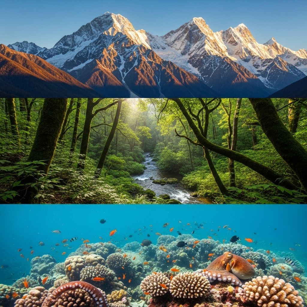 Explore Earth's awe-inspiring beauty, from snow-capped mountains to vibrant coral reefs, through unforgettable nature photography.