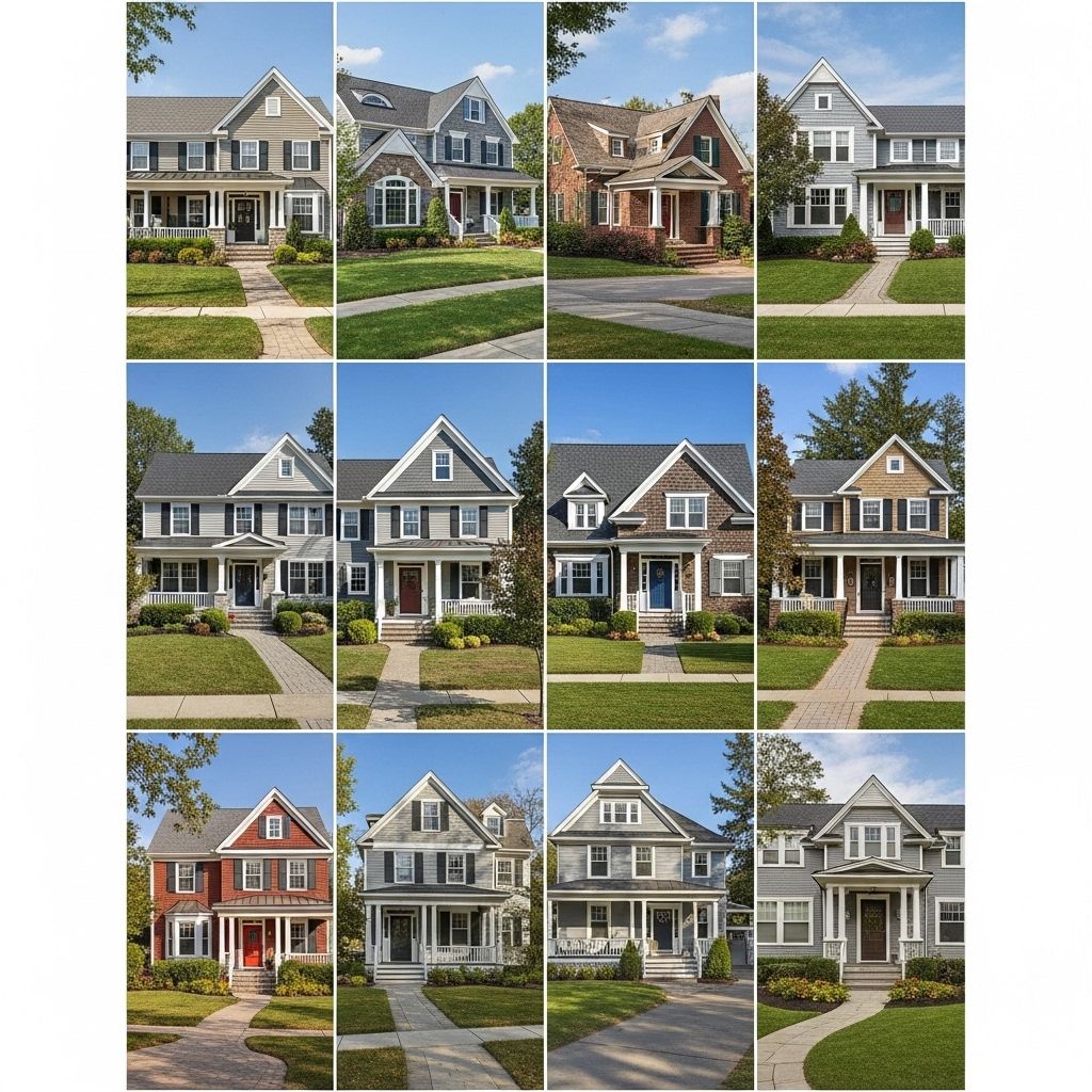 Craftsman to Contemporary, each style showcases unique architectural charm and character.
