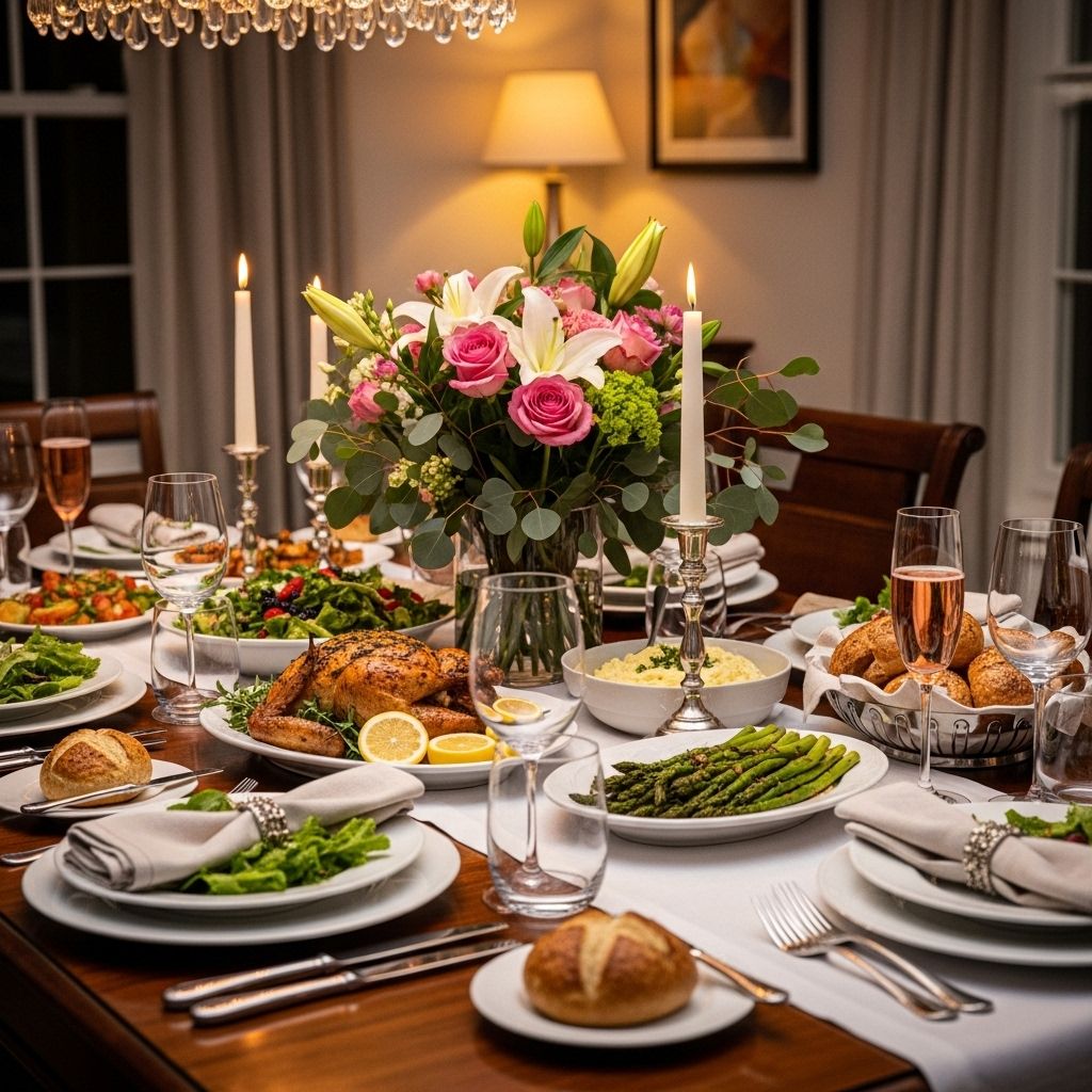 Elevate the evening with heartfelt dishes that celebrate her tastes and your affection.