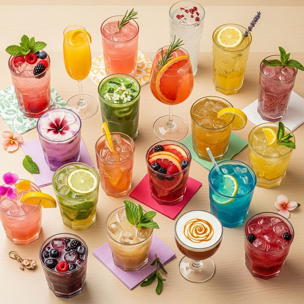 From sparkling spritzes to floral mocktails, discover vibrant sips for a springtime toast.