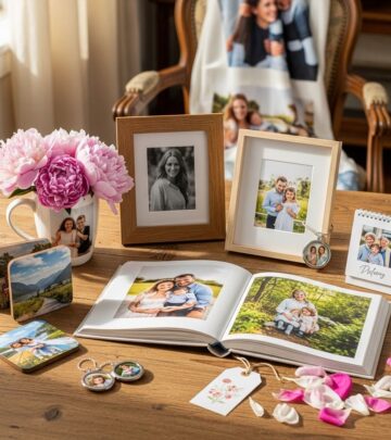 A thoughtful collection of custom photo presents that bring family memories to life.