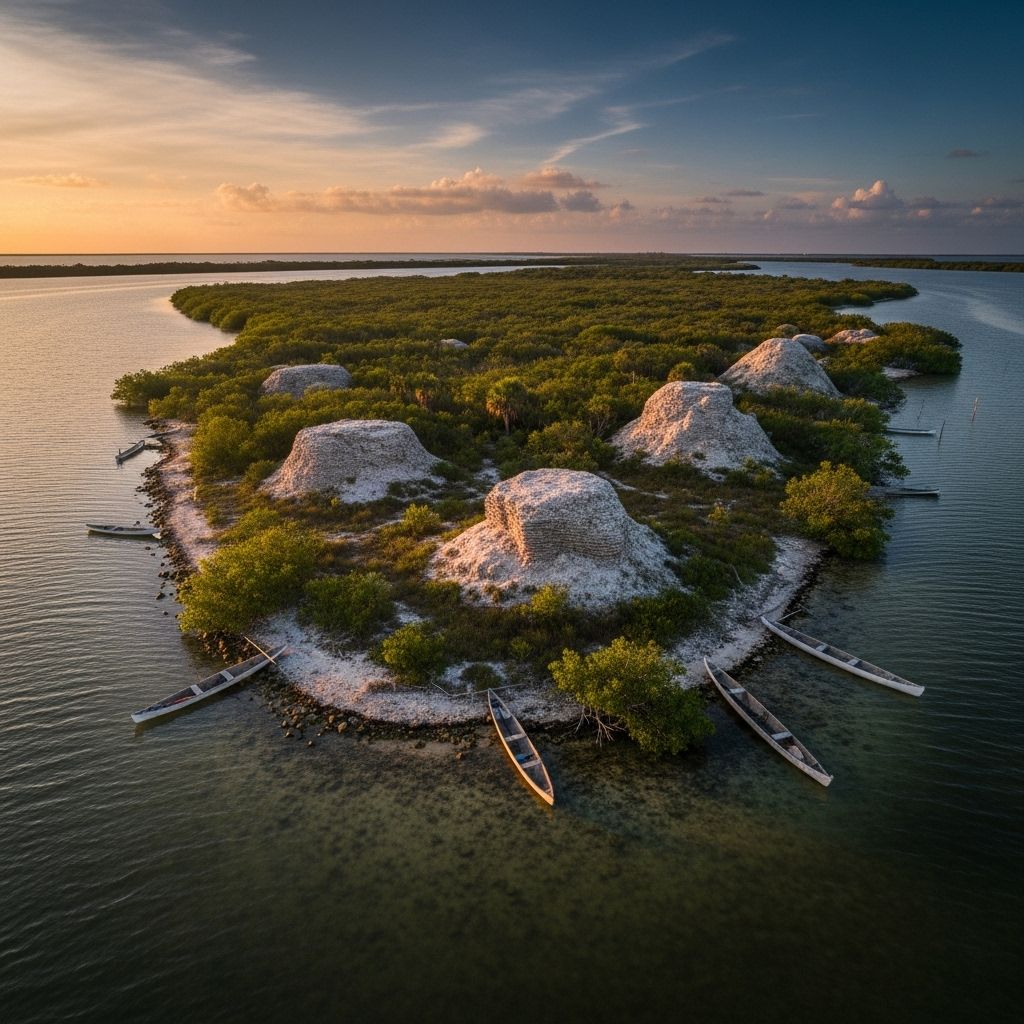 Discover the ingenious shell mounds and ancient culture behind Florida’s mysterious Mound Key, built by the mighty Calusa civilization.