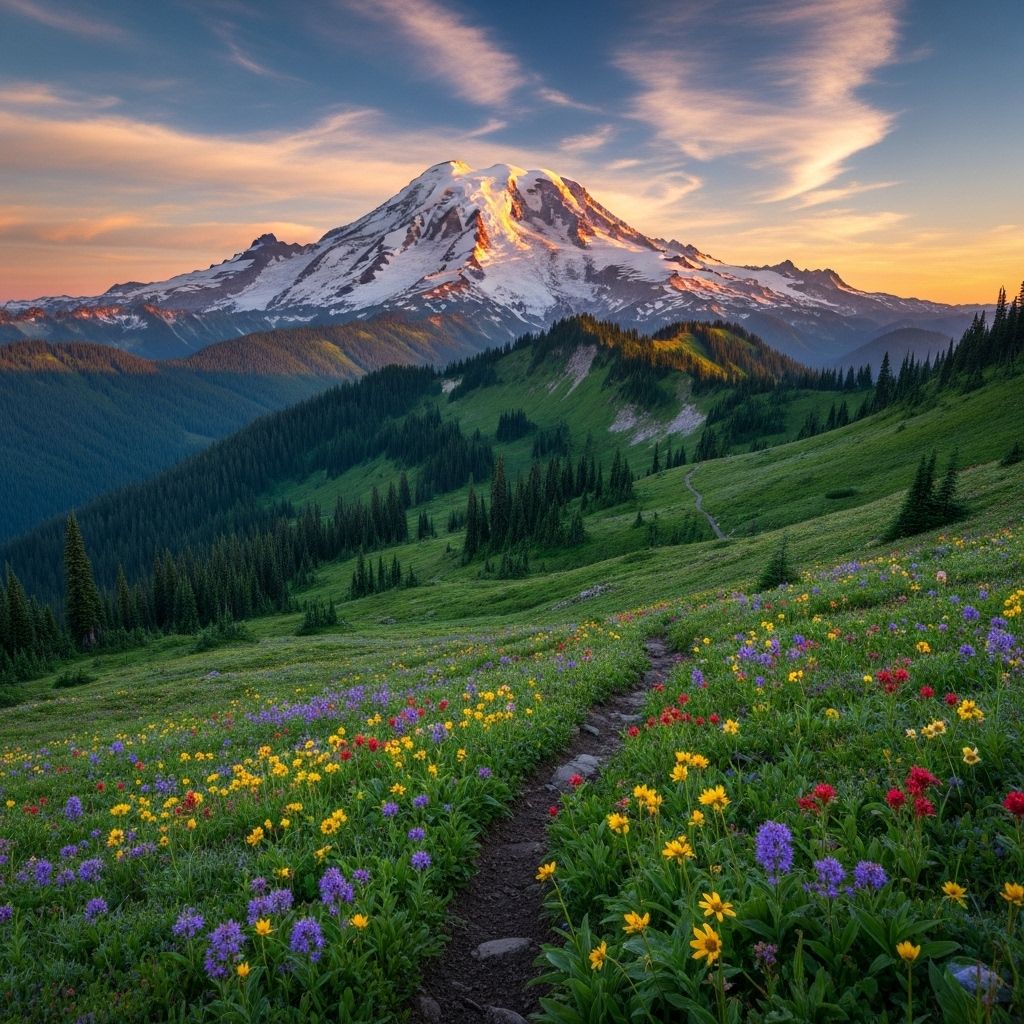 Explore the wonders, history, wildlife, and unique features of Mount Rainier National Park, home to one of the world's deadliest volcanoes.