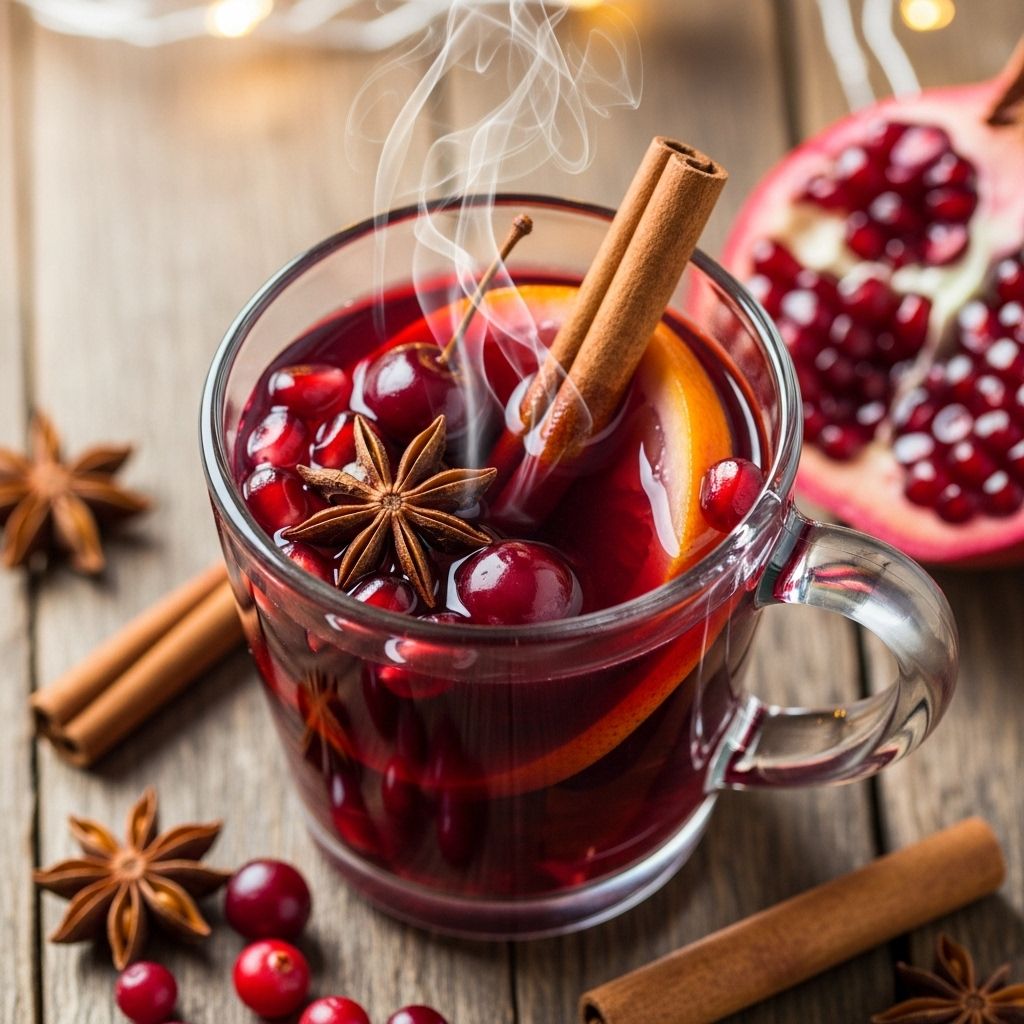 A festive blend of tart fruit and warming spices brings cozy moments to winter nights.