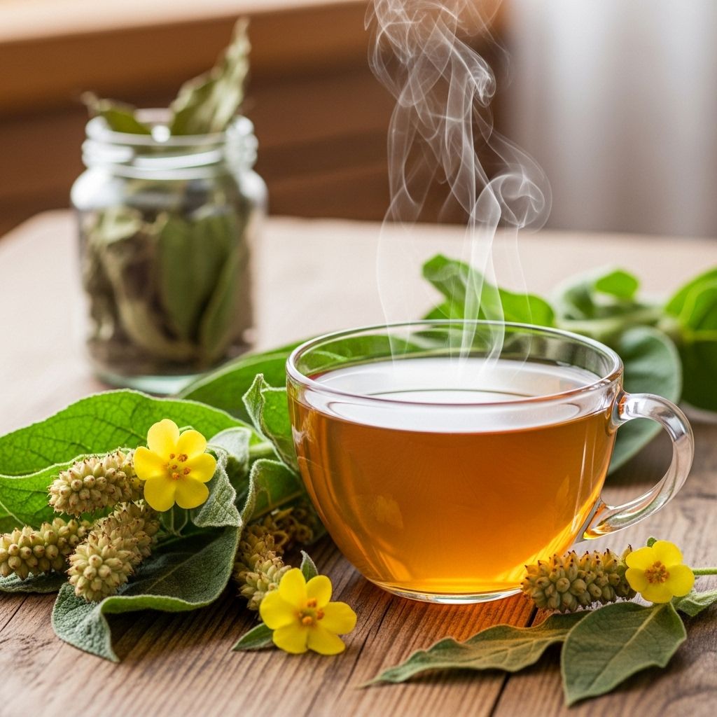 Mullein Tea: Health Benefits, Uses, and Side Effects Explained A velvety herbal infusion known for easing coughs and soothing inflamed tissues.