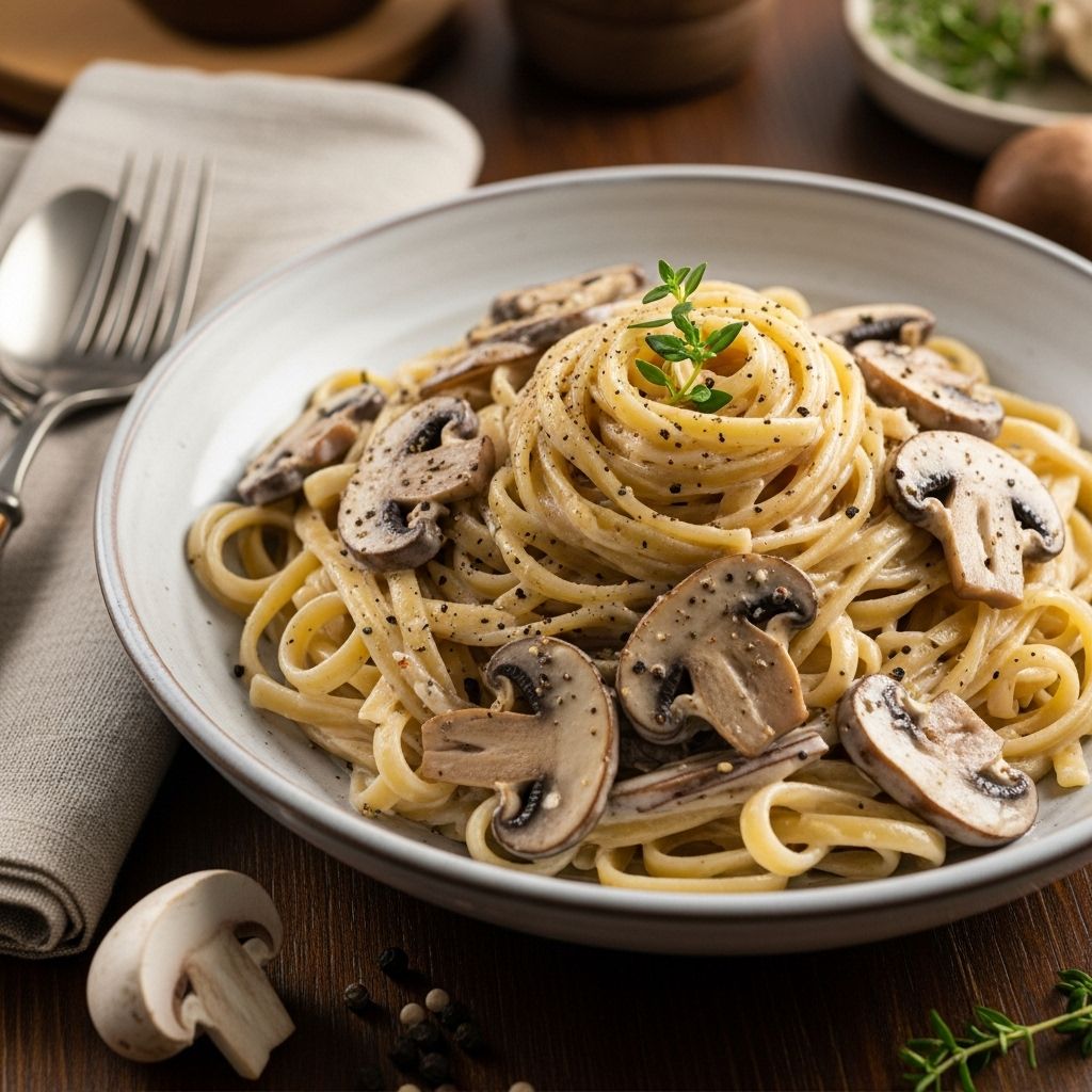 A rich, peppery sauce elevates simple pasta into an impressive, fuss-free meal.