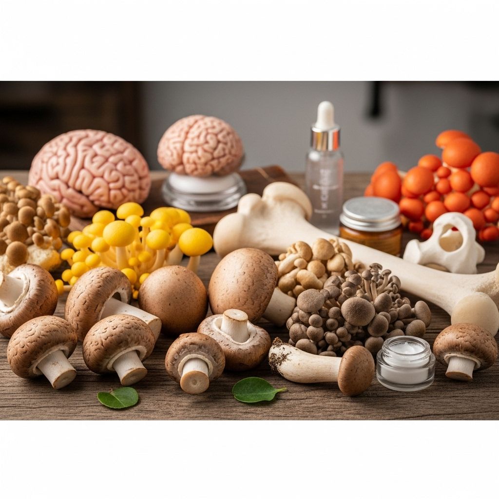 7 Surprising Health Benefits of Mushrooms for Your Skin, Brain, and Bones Fungal compounds quietly slow aging, uplift mood, and boost your immunity.