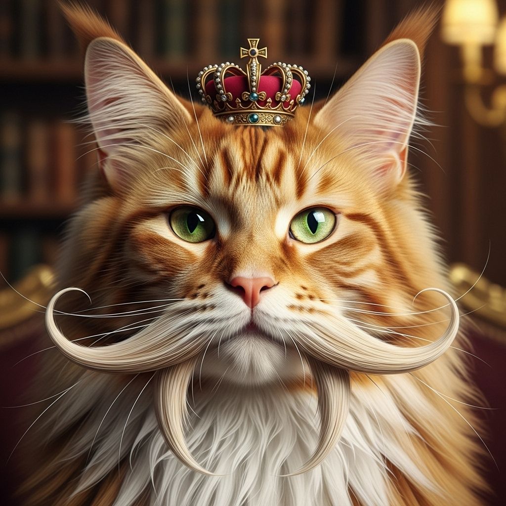 These whiskered felines prove that facial markings can turn any kitty into a star.