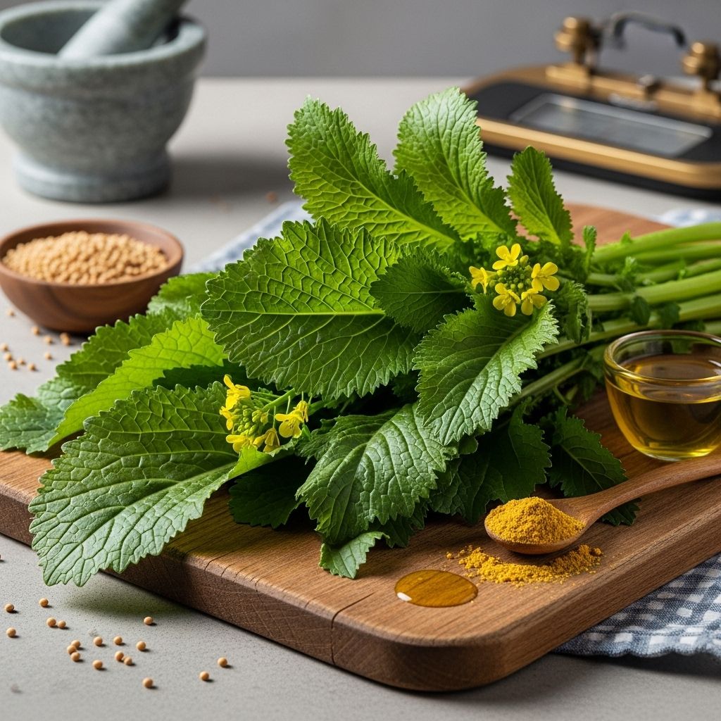 Mustard Greens: Top Health Benefits, Nutrition Facts, and Uses Antioxidant-rich and detox-supportive, with every bite fortifying bone health.