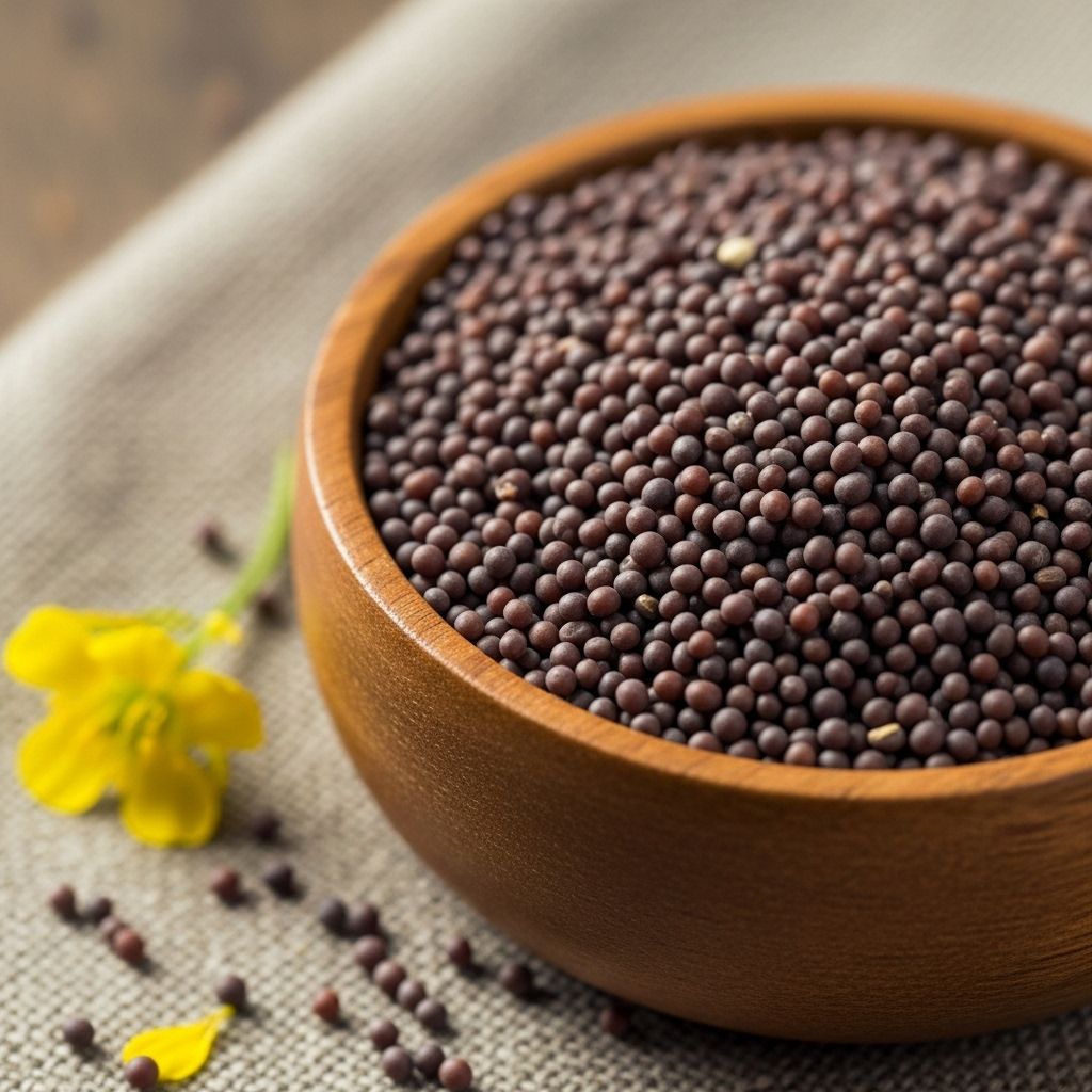 Mustard Seeds: Nutritional Powerhouse & Their Amazing Health Benefits A potent source of antioxidants that soothes inflammation and supports digestion.
