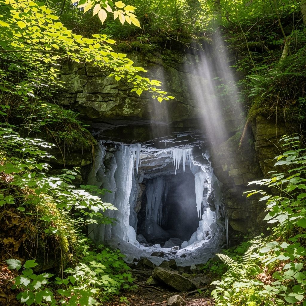 The Mystery of Pennsylvania’s Coudersport Ice Mine: Summer’s Natural Icebox Inside the bizarre and chilling world of an Appalachian mine that only makes ice in the summer, stunning scientists and visitors alike.
