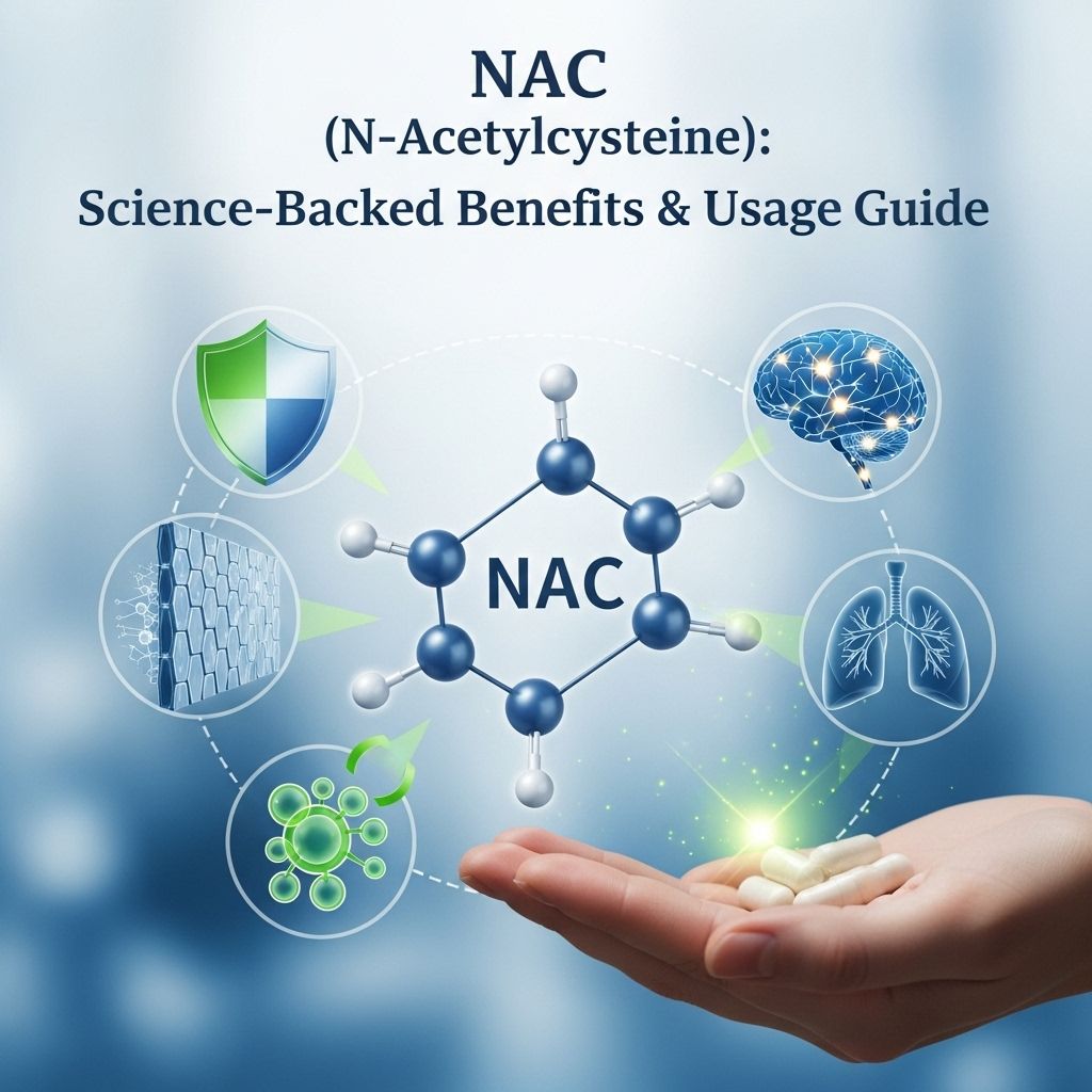 Decoding NAC Supplements: Benefits, Risks, and Science Behind N-Acetylcysteine An amino acid aid that strengthens immunity, clears airways, and supports cell health.