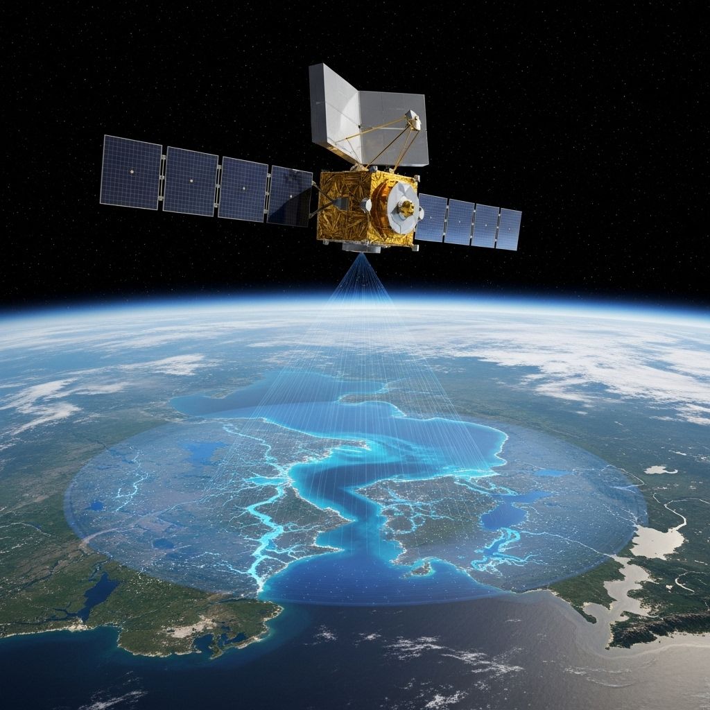 NASA’s SWOT Mission: Mapping Earth’s Surface Water in Unprecedented Detail Exploring how NASA’s SWOT satellite revolutionizes the understanding and management of Earth's global surface water resources.