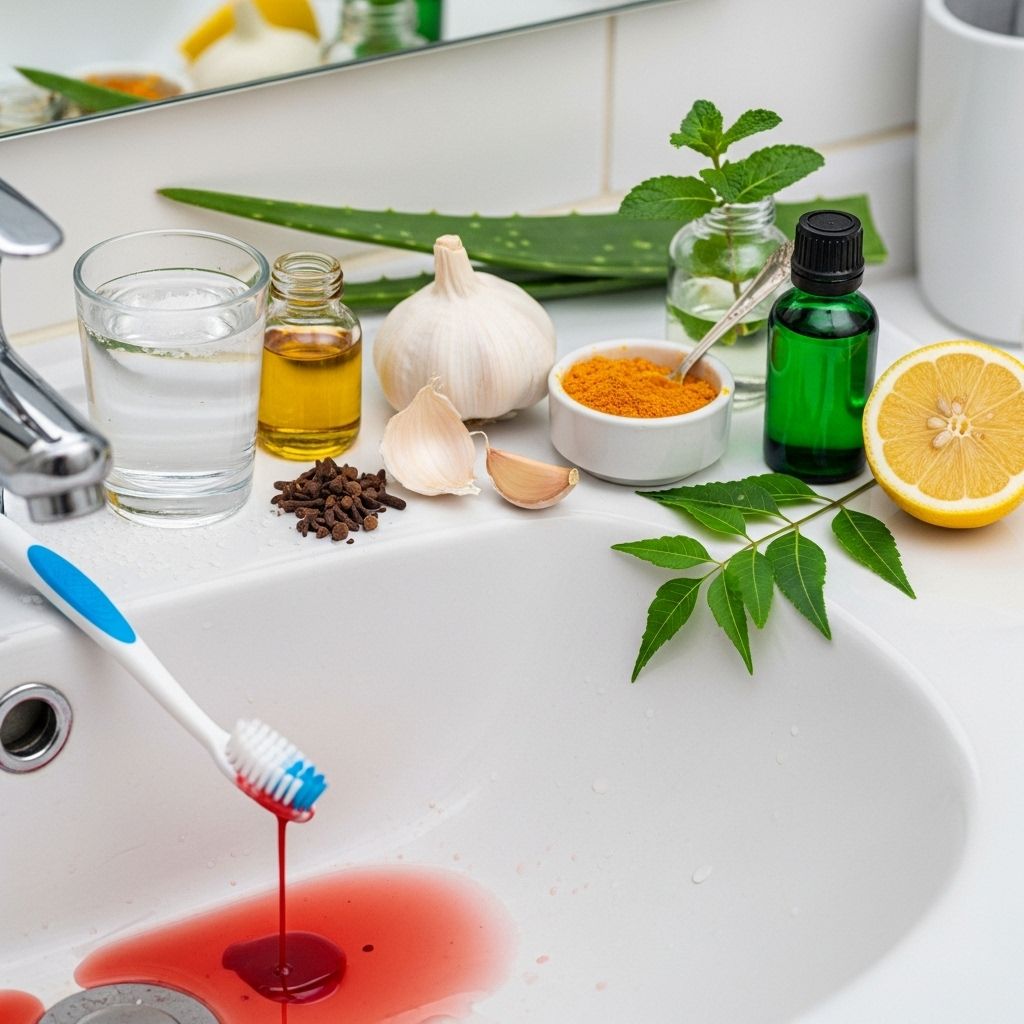 Natural Home Remedies for Bleeding Gums: 21 Effective Solutions DIY treatments deliver gentle comfort for inflamed oral tissue with pantry staples.