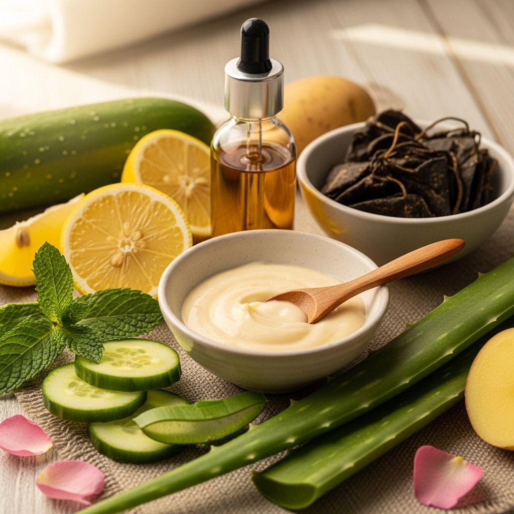 13 Natural Home Remedies for Dark Circles: Reduce and Brighten Eye Area Kitchen staples help nourish and brighten the under-eye area for a refreshed appearance.
