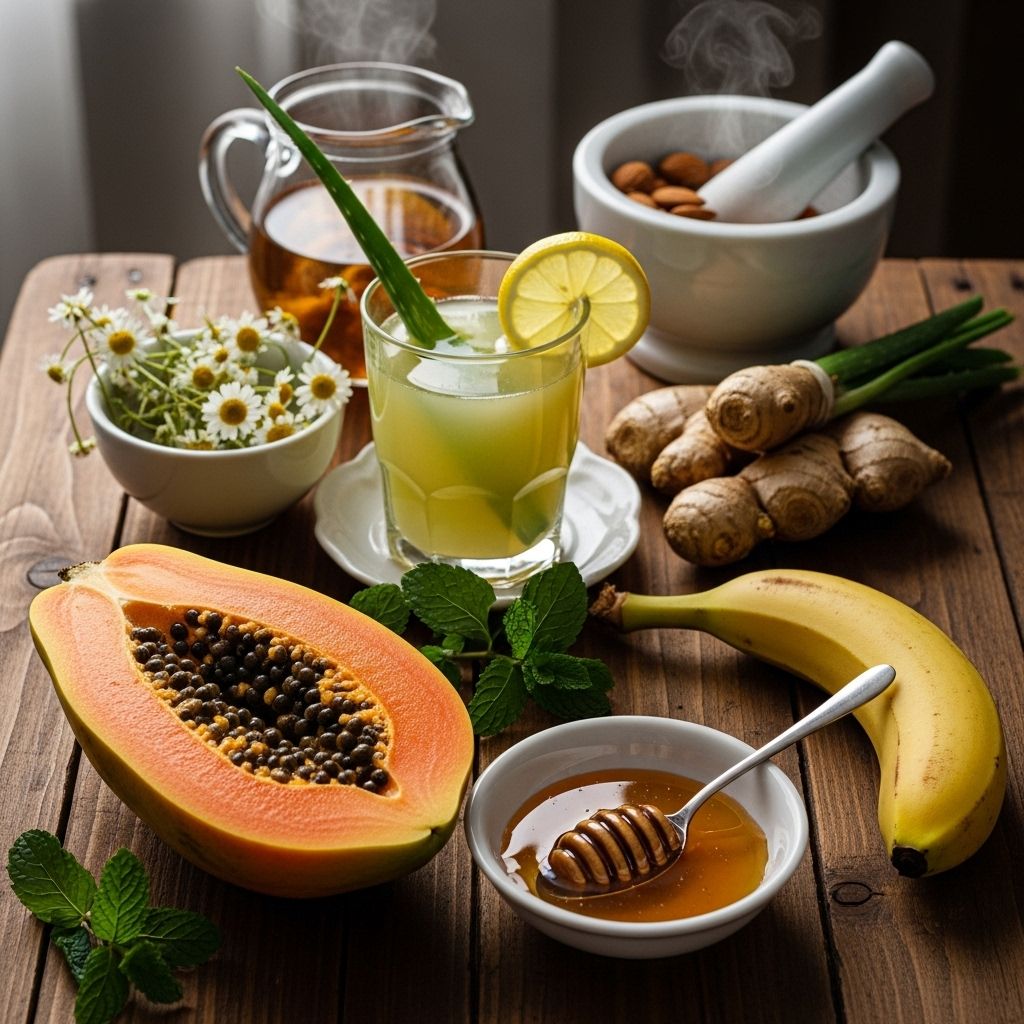 Kitchen staples can ease persistent burning and soothe your digestive tract.