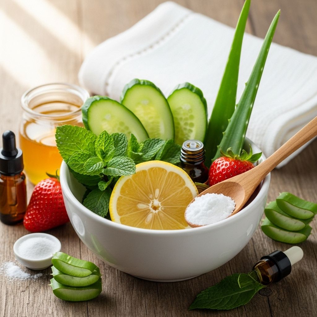 19 Natural Home Remedies to Remove Facial Blemishes Fast Pantry essentials work overtime to soothe skin and restore a balanced, healthy tone.