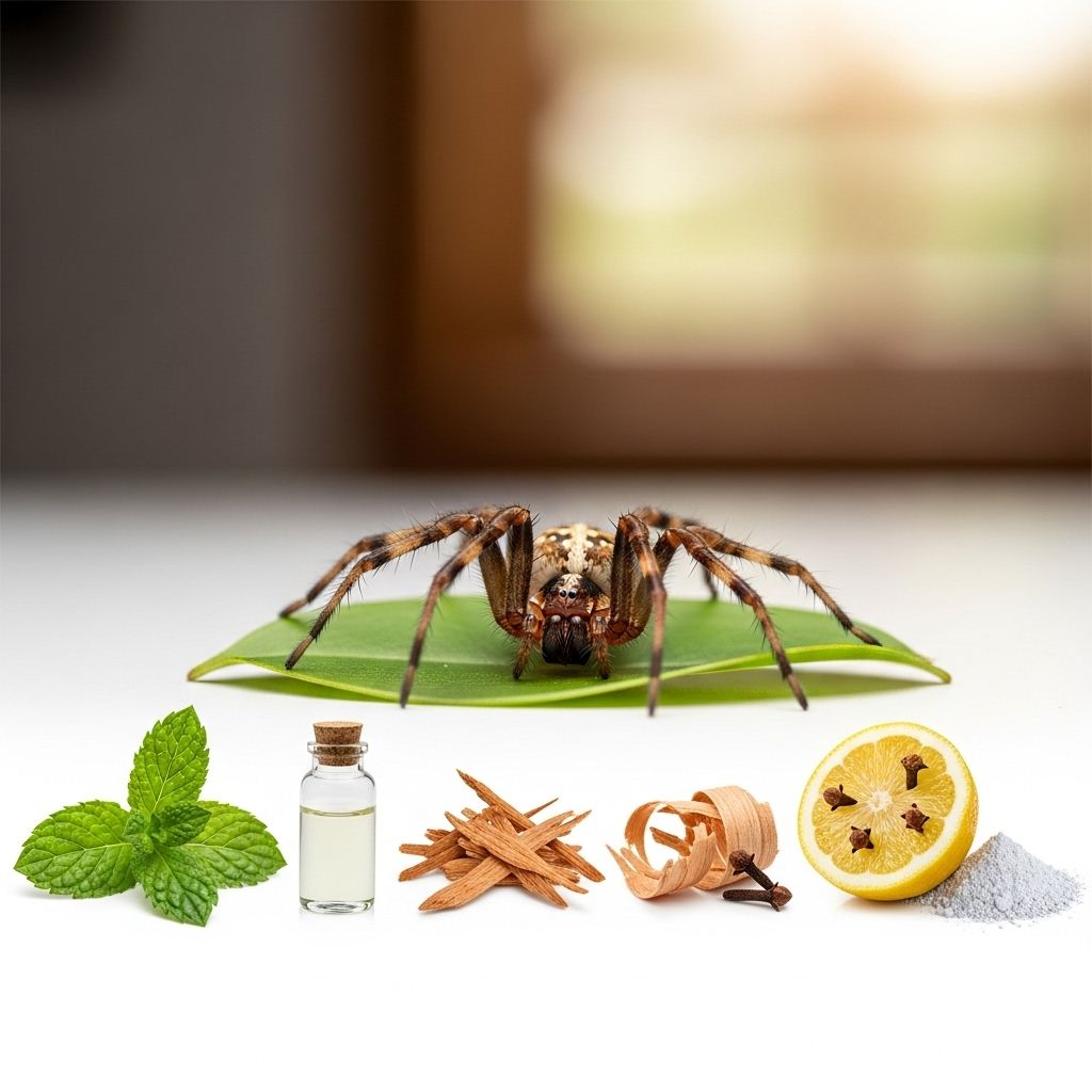 Deterring eight-legged intruders with everyday oils and easy DIY sprays.