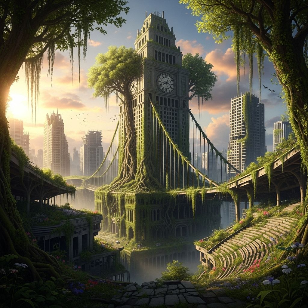 Naturalia II: When Nature Reclaims the Ruins of Human Ambition Experience the haunting poetry where abandoned architecture yields to the relentless, patient return of nature around the globe.