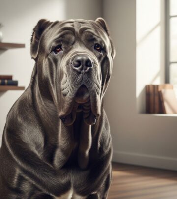 Loyal protector with a gentle heart, blending strength and warmth in one noble breed.