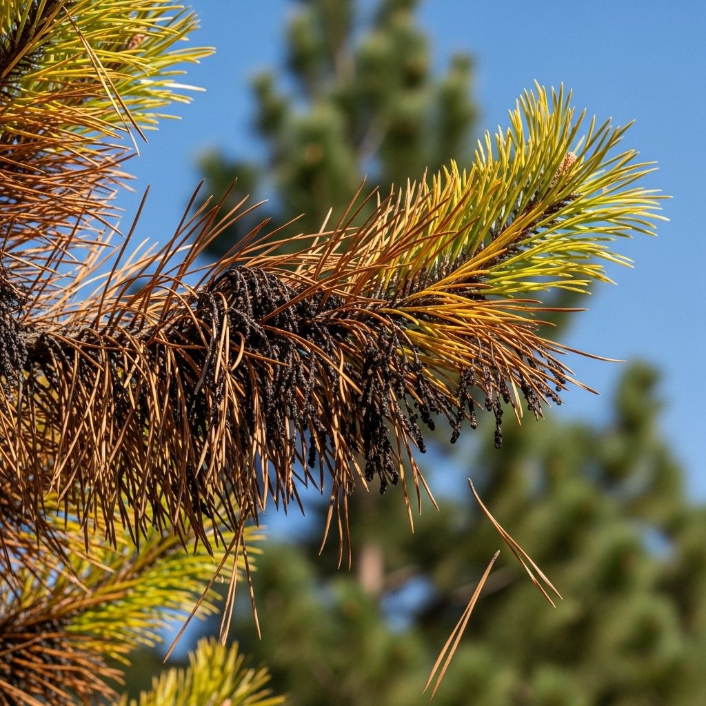 A comprehensive guide to needle blight in pines—from spotting early symptoms to effective management for thriving forests.