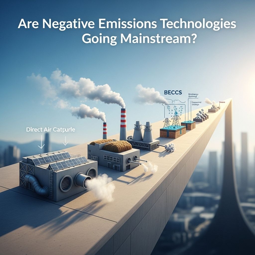 Are Negative Emissions Technologies Going Mainstream? Exploring the promise, challenges, and future of negative emissions technologies as essential solutions for climate action.