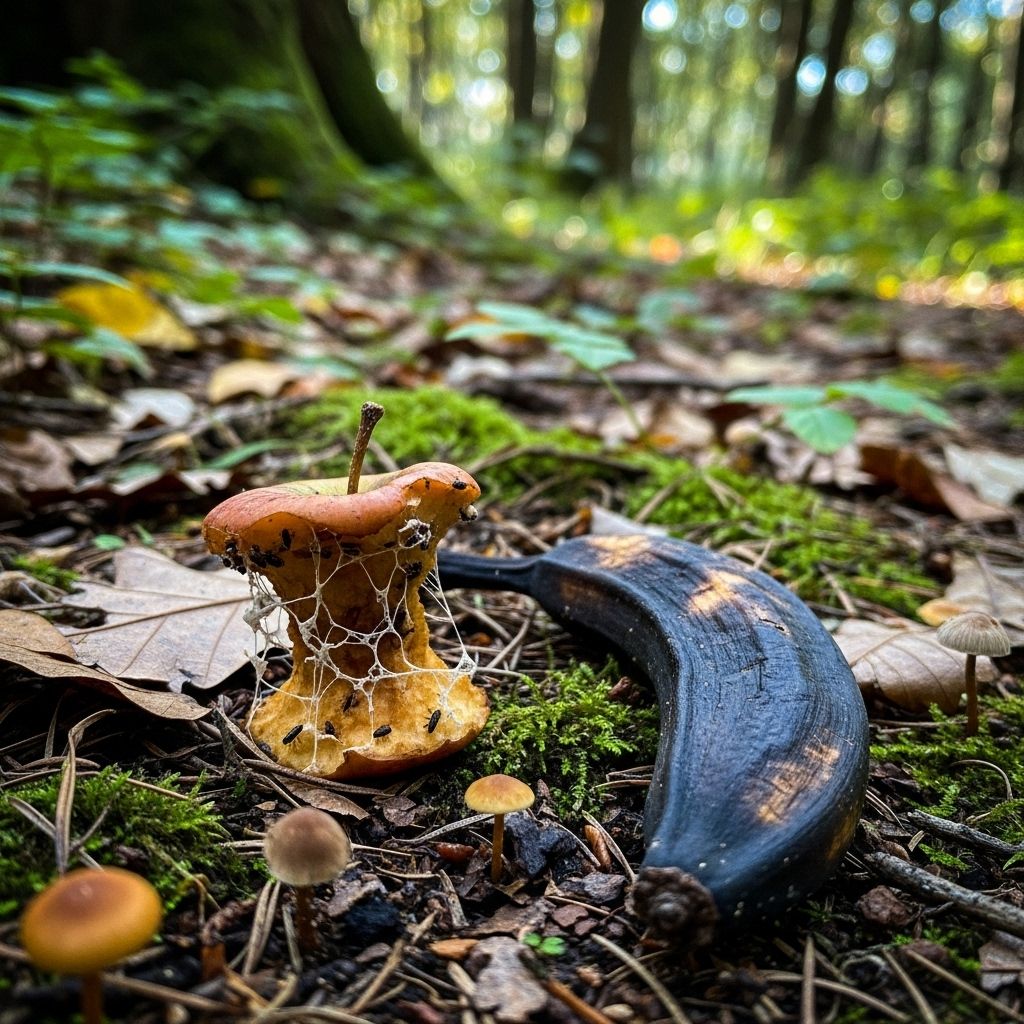 Why You Should Never Toss Apple Cores and Banana Peels on the Ground Apple cores and banana peels are not harmless in nature—learn why food waste is litter, its effect on wildlife, and proper eco-friendly disposal.