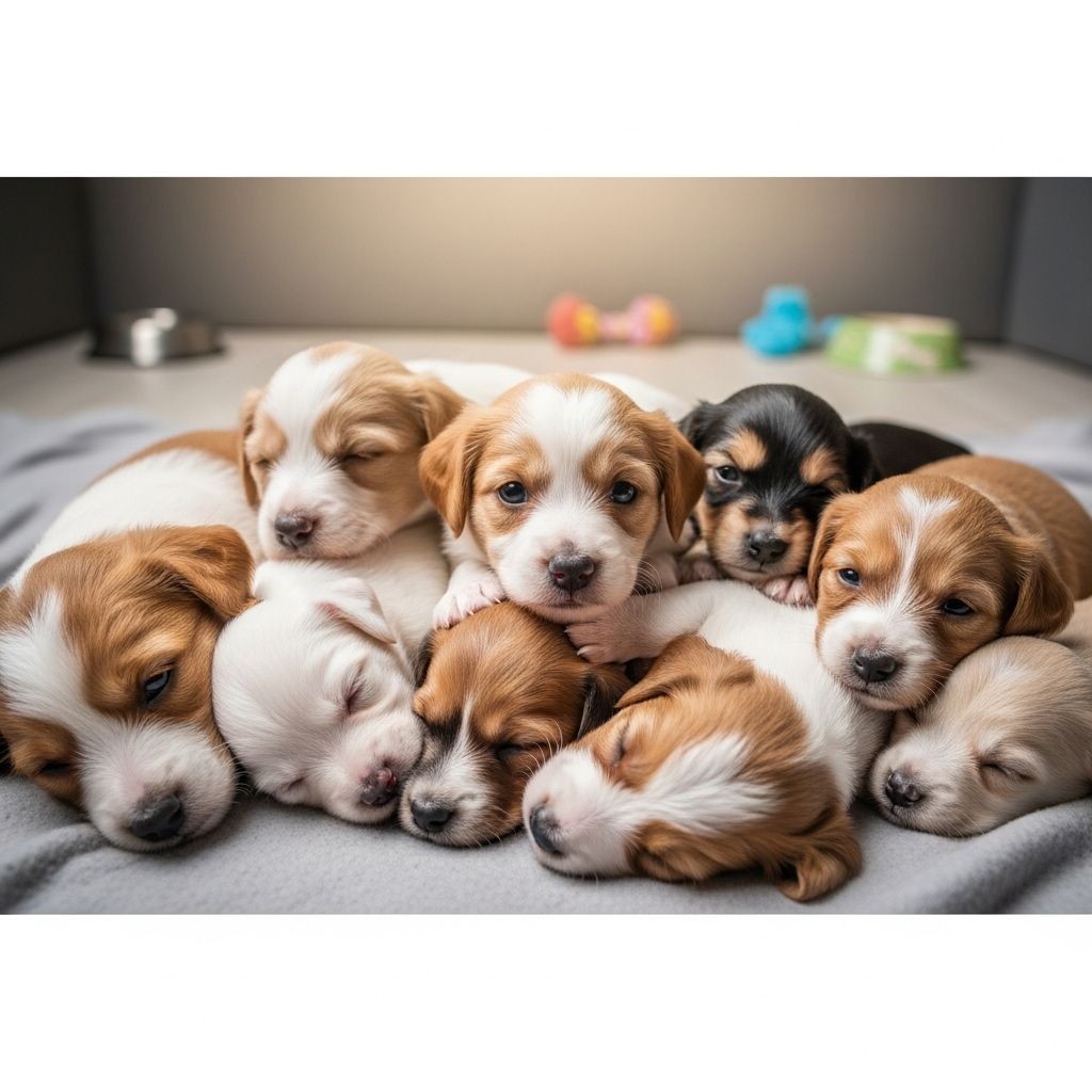 Everything you need to know about caring for newborn puppies during their crucial first 7 weeks—from birth to weaning.