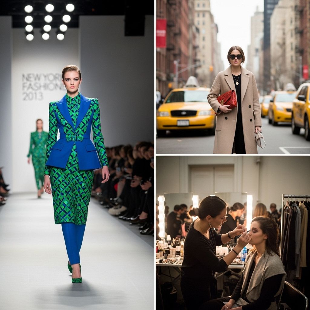 From front-row glamour to backstage secrets: Discover the trends and unforgettable highlights that defined New York Fashion Week Spring/Summer 2014.