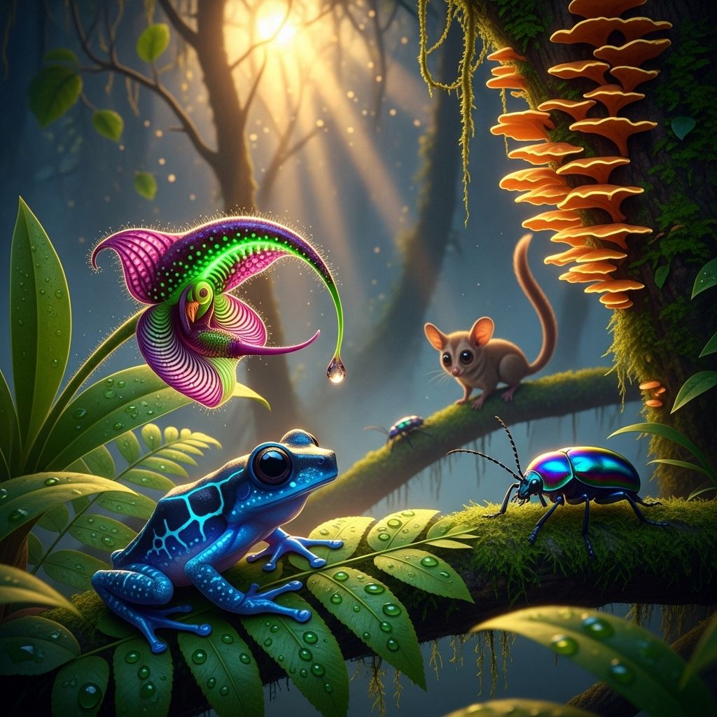 Marvels of Earth’s Latest Discoveries: Newly Found Species Explore incredible biodiversity as scientists uncover new species around the globe—from rainforests to ocean depths.