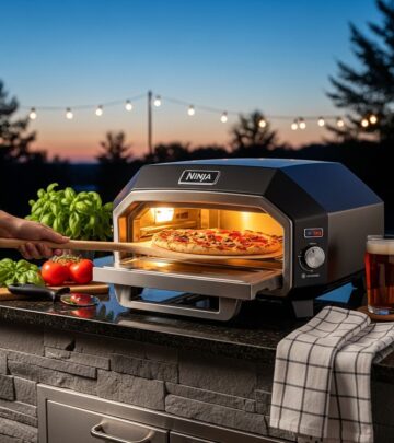 Enjoy even-heat outdoor baking for crisp crusts and perfectly melted toppings.