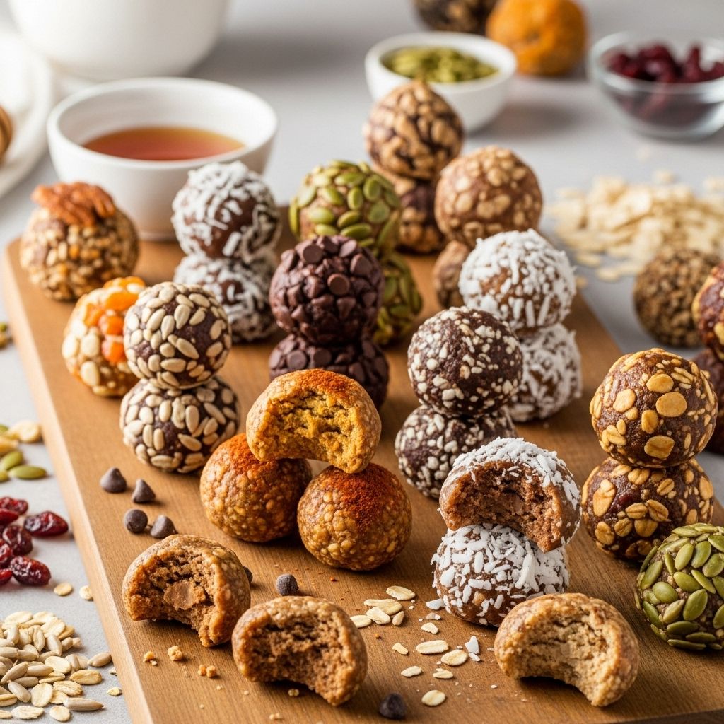 Discover 17 delicious, healthy no-bake energy bite recipes that deliver protein and flavor to keep you energized all day long.