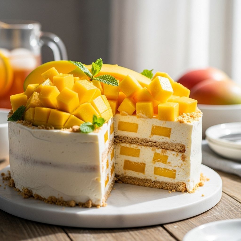 Layered cream, cookies, and vibrant fruit deliver a fuss-free summer showstopper.